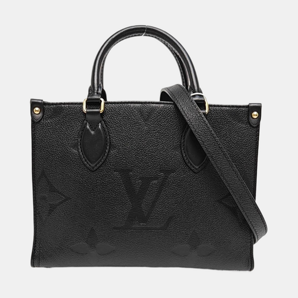 ONTHEGO PM Monogram Calfskin Black