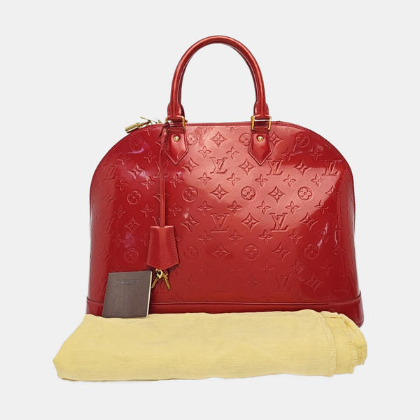ALMA GM Monogram Calfskin Red