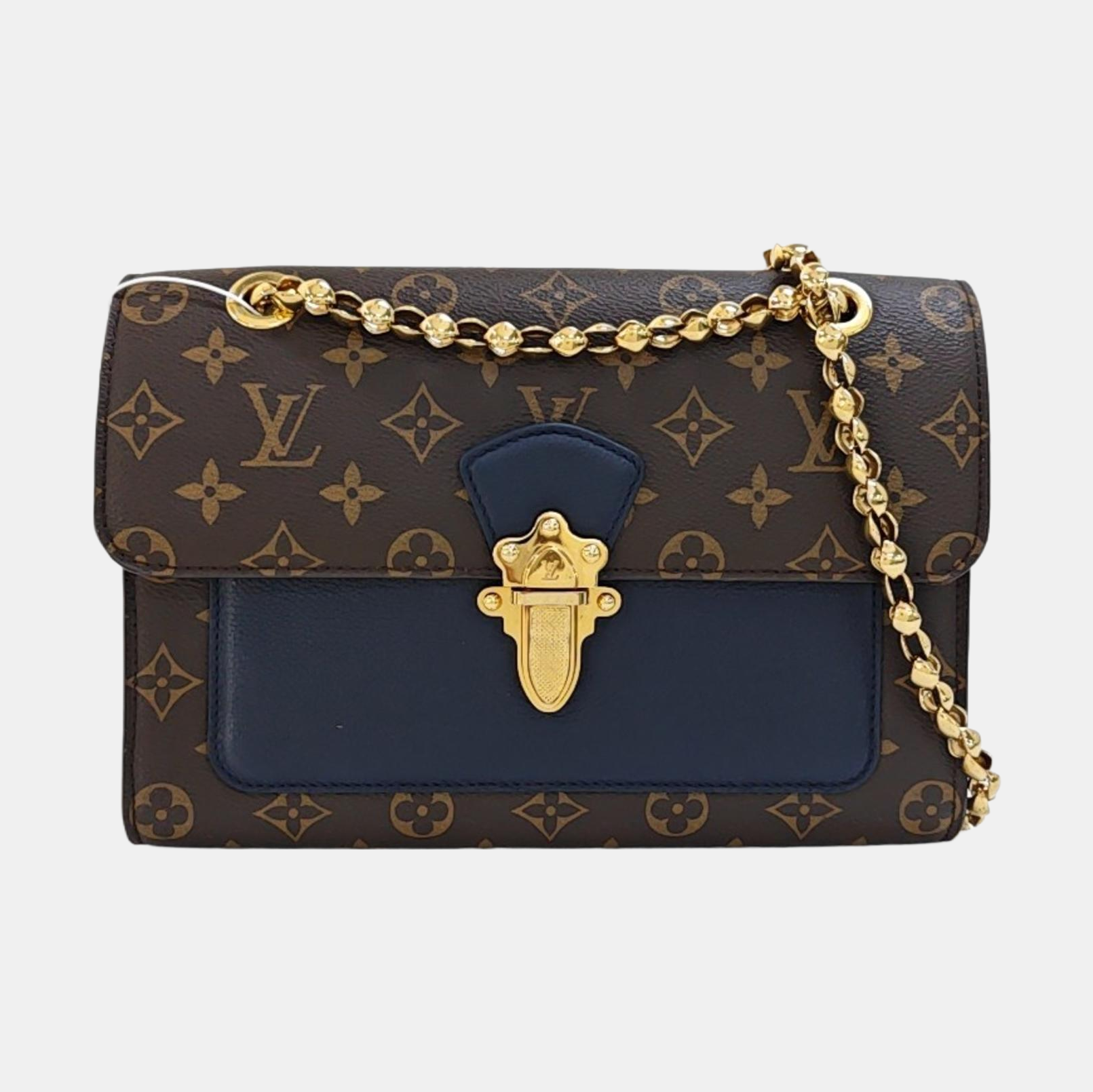 VICTOIRE Monogram Coated Canvas Brown