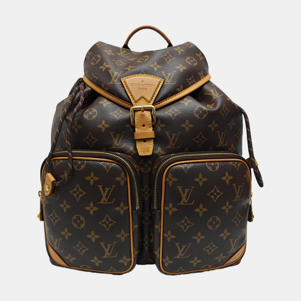 MONTSOURIS CARGO Monogram Coated Canvas Brown