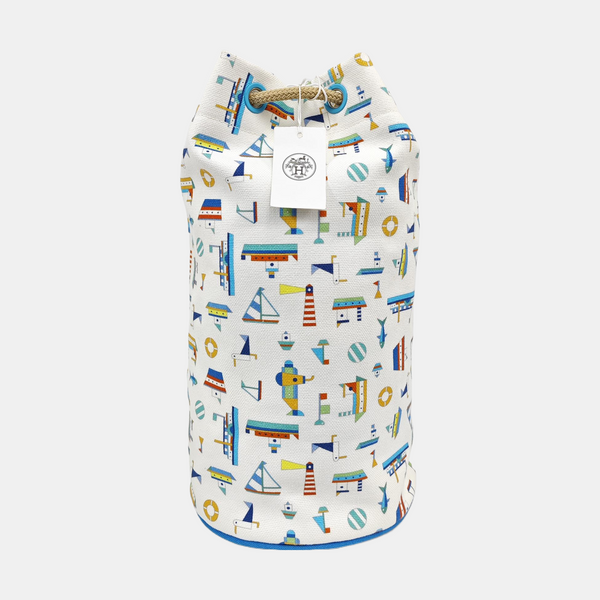 Canvas Bucket Bag White