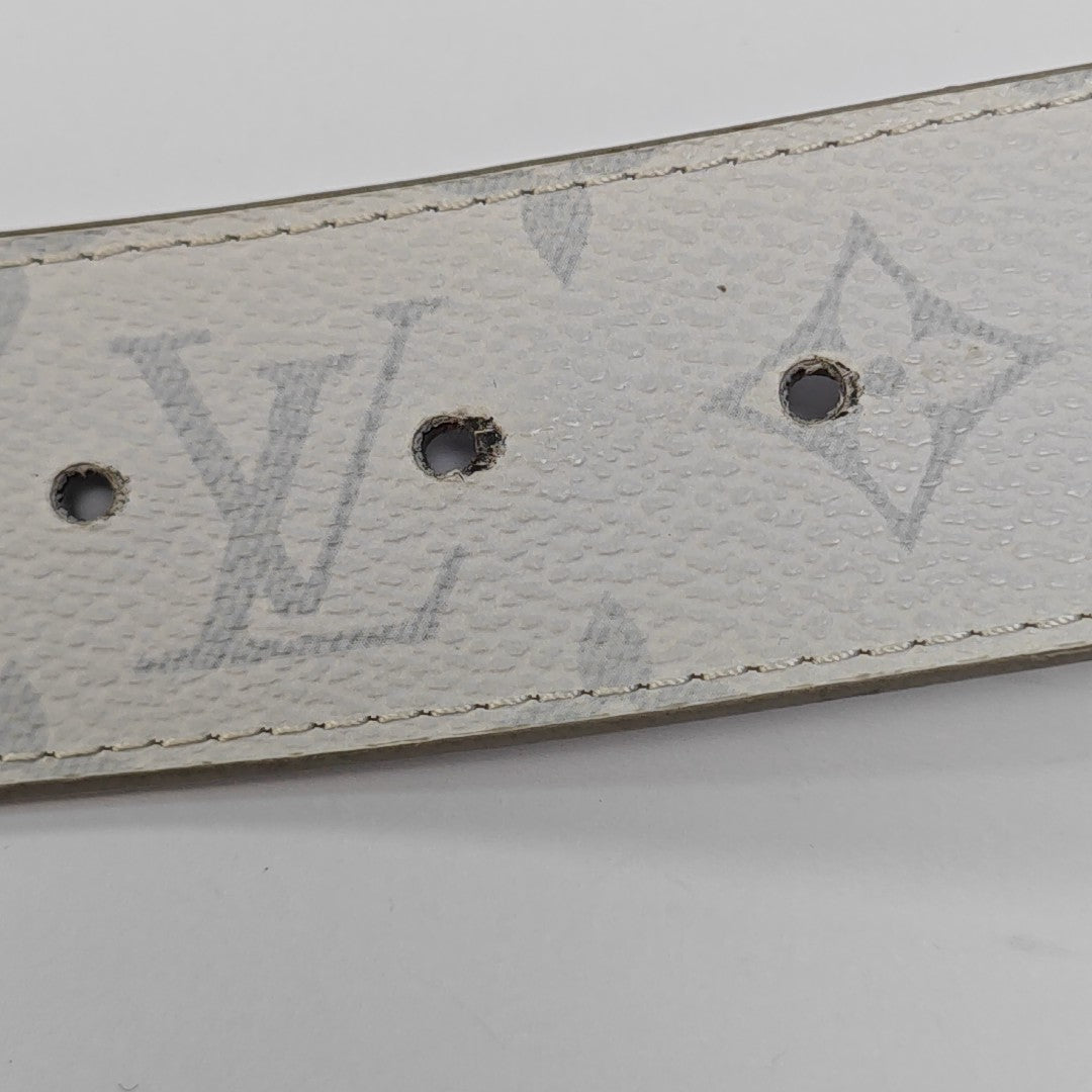 Coated Canvas Belt Gray