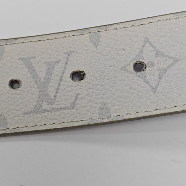 Coated Canvas Belt Gray