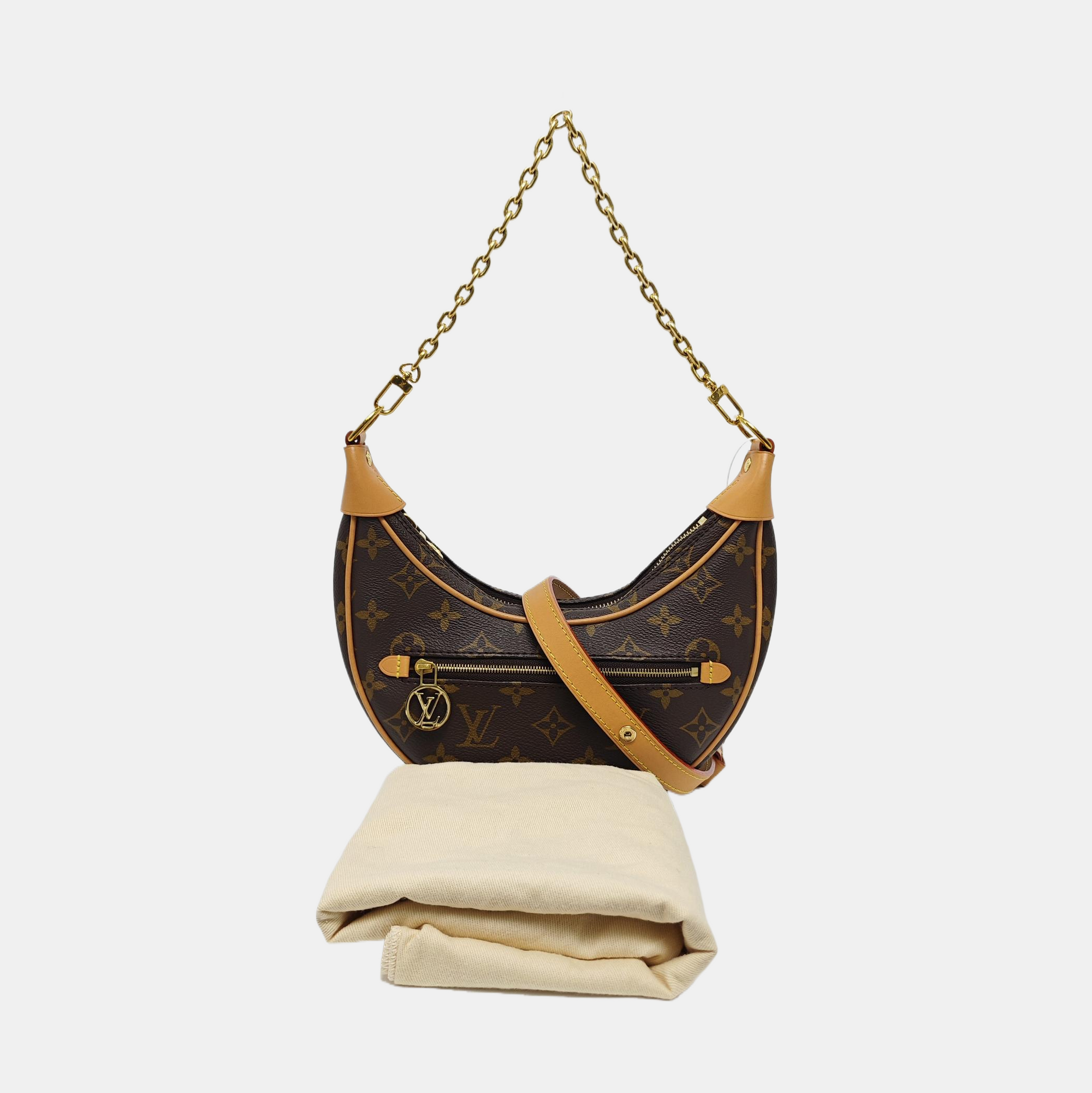 LOOP Monogram Coated Canvas Brown