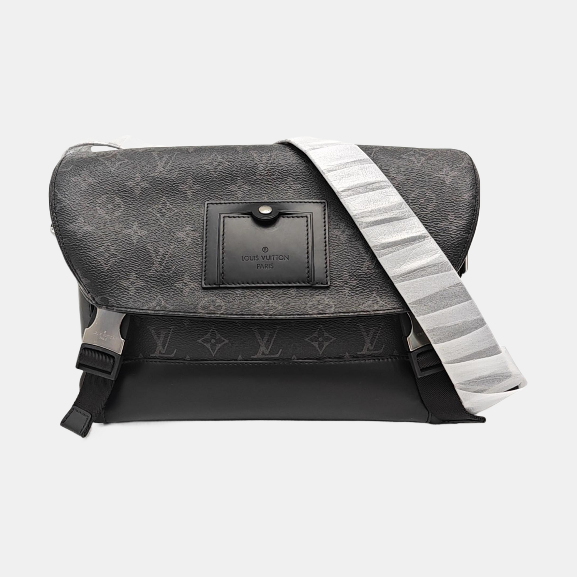 VOYAGER PM Monogram Coated Canvas Black