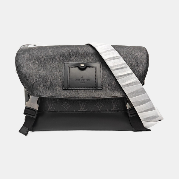 VOYAGER PM Monogram Coated Canvas Black