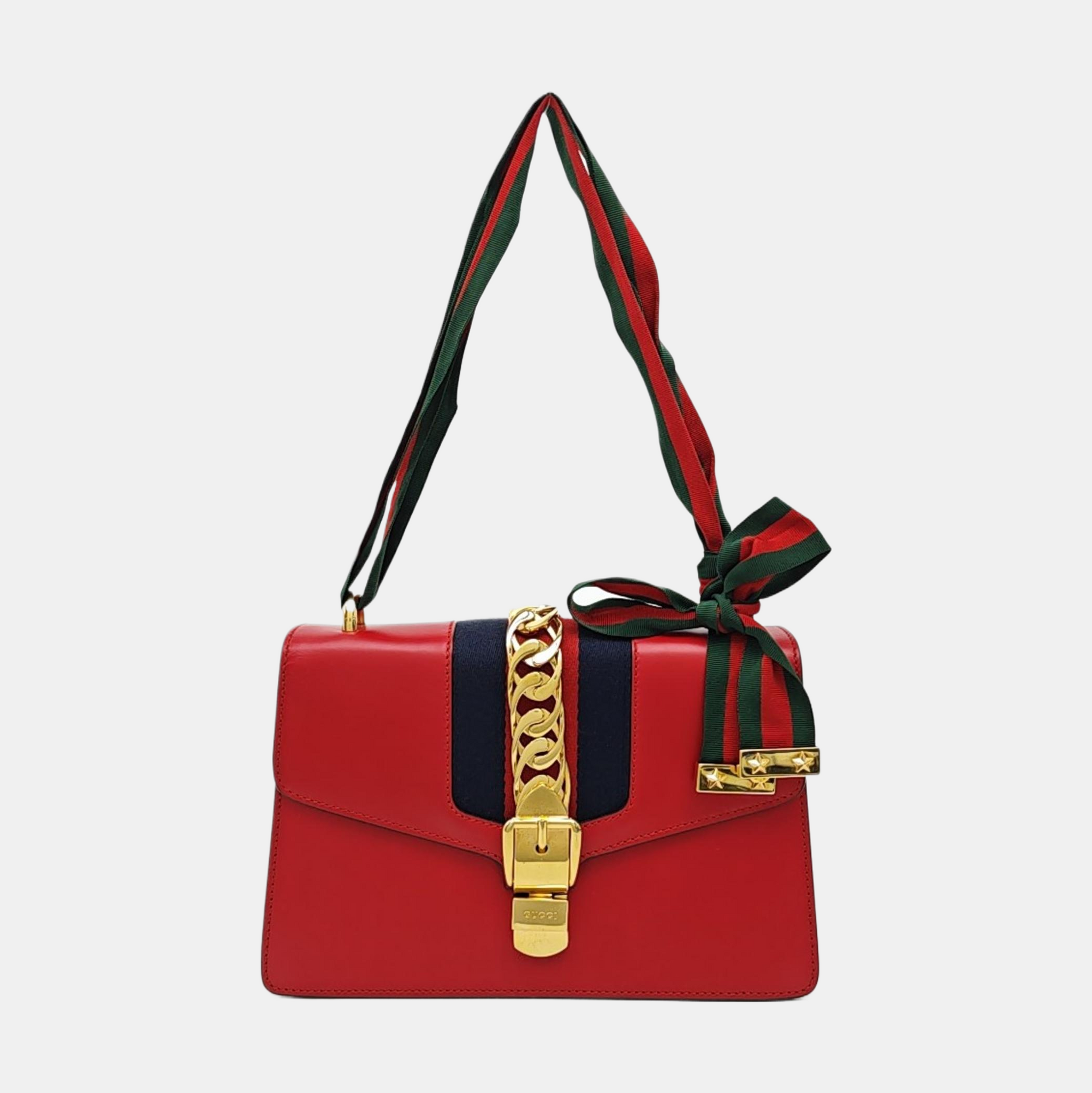 Sylvie Small Calfskin Red