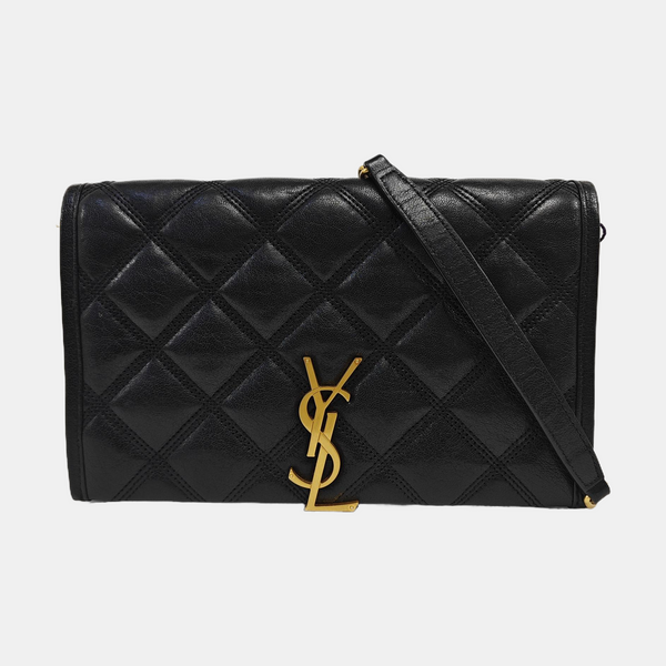 BECKY Quilted Calfskin Black