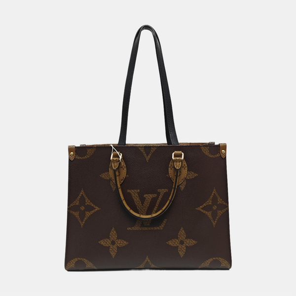 ONTHEGO MM Monogram Coated Canvas Brown