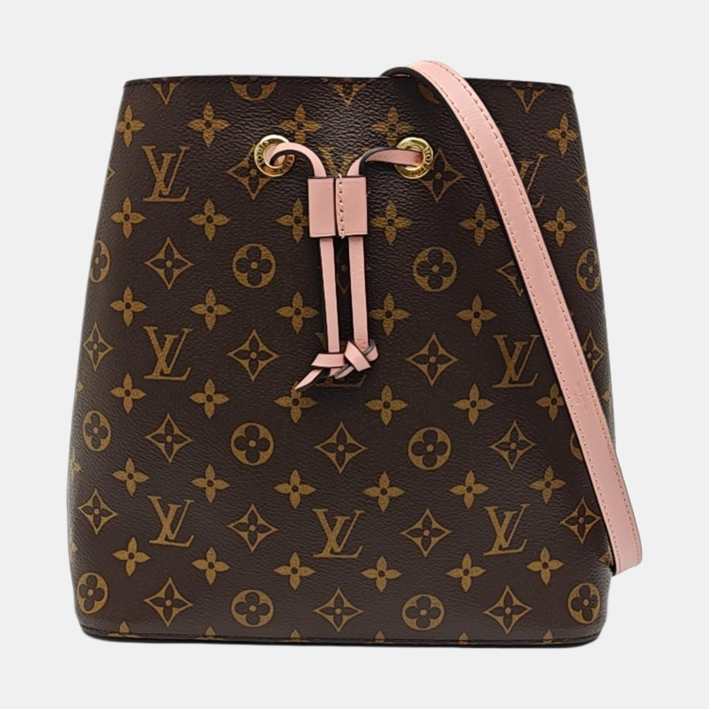 NÉONOÉ MM Monogram Coated Canvas Brown
