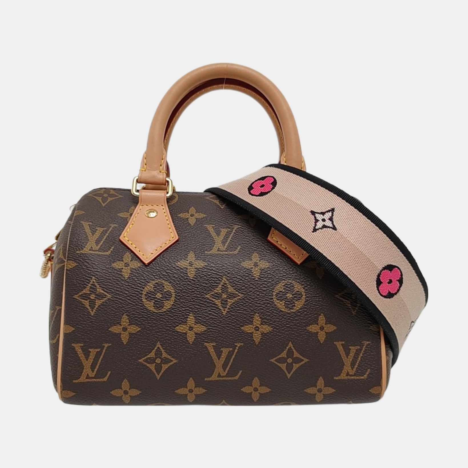 SPEEDY 20 Monogram Coated Canvas Brown
