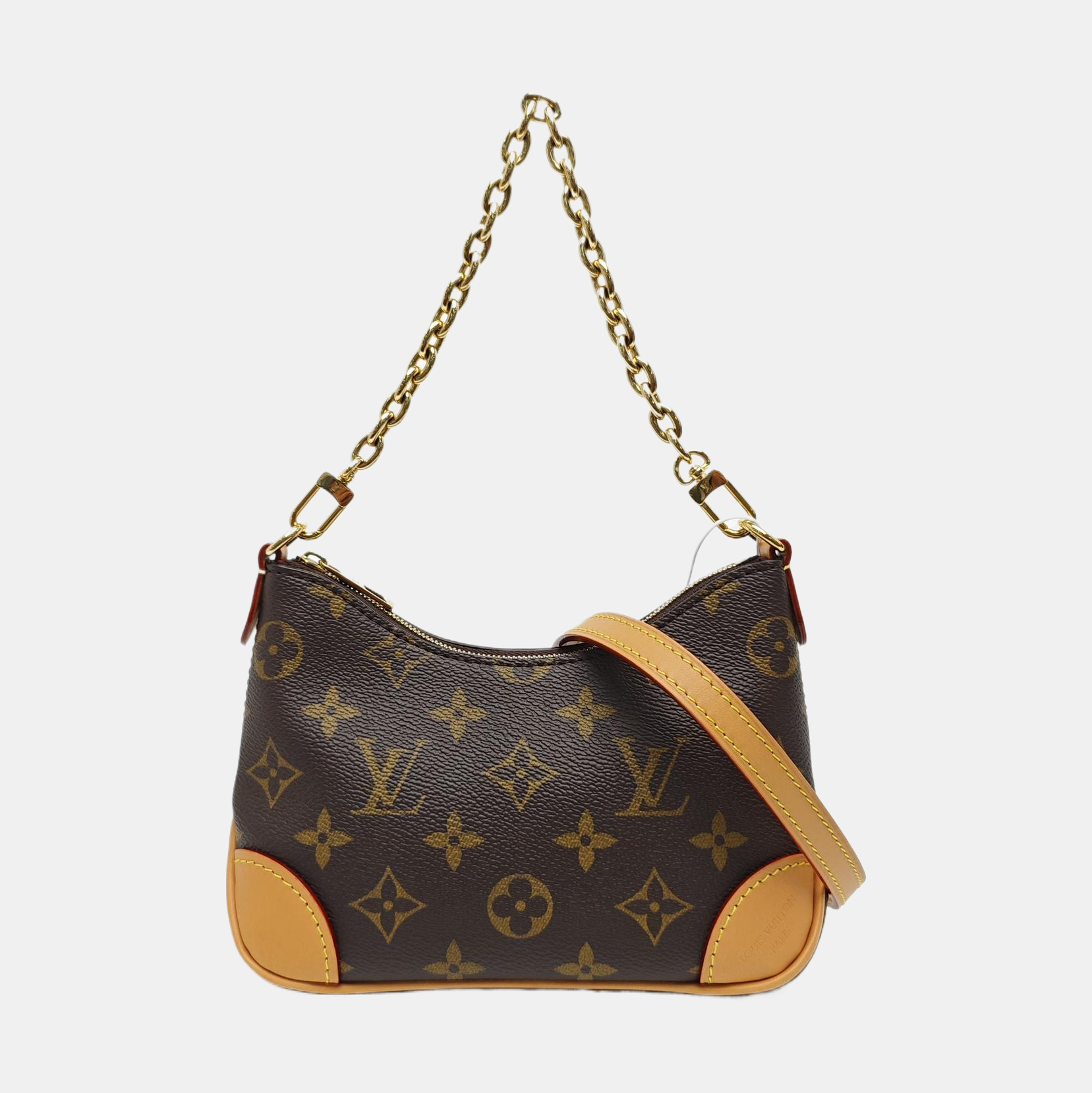 BOULOGNE Nano Monogram Coated Canvas Brown
