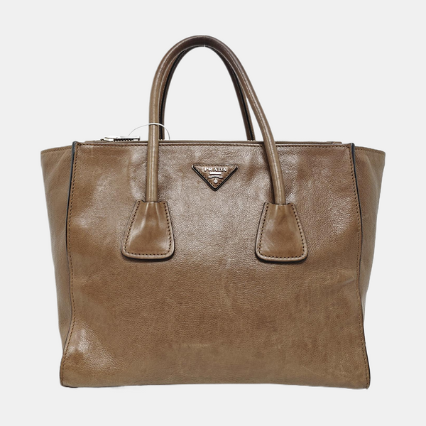 Calfskin Tote Bag Brown