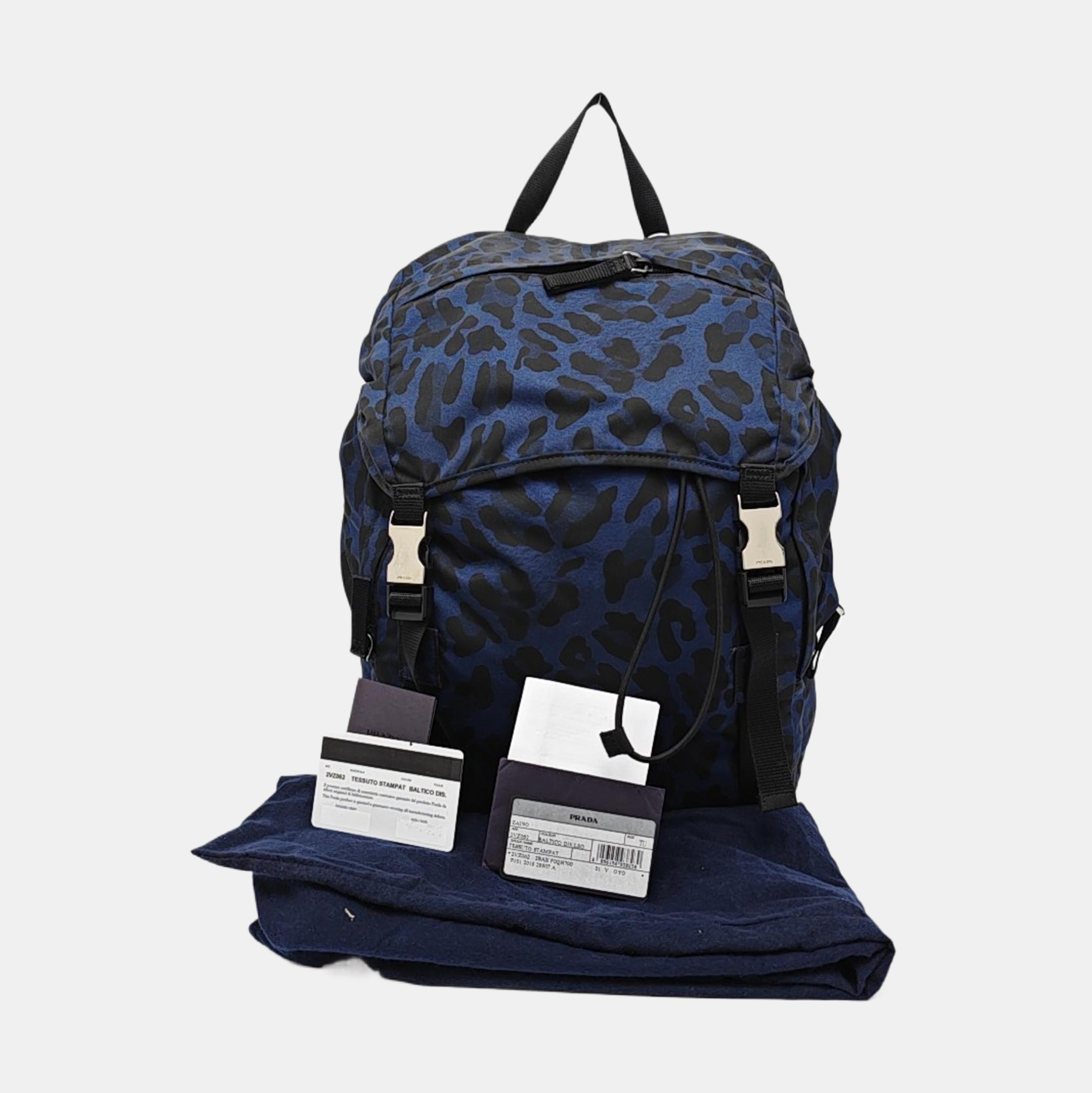 Re-Nylon Backpack Nylon Blue