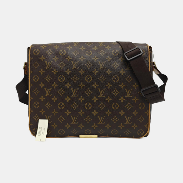 VALMY Monogram Coated Canvas Brown