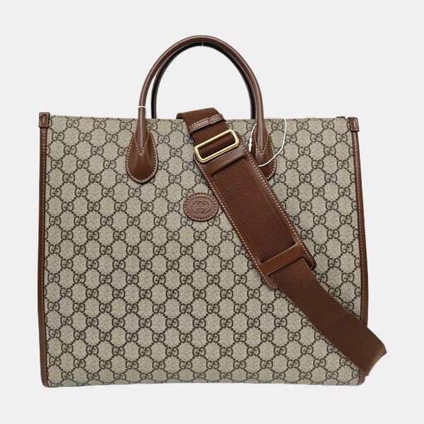 Retro Medium Monogram Coated Canvas Black