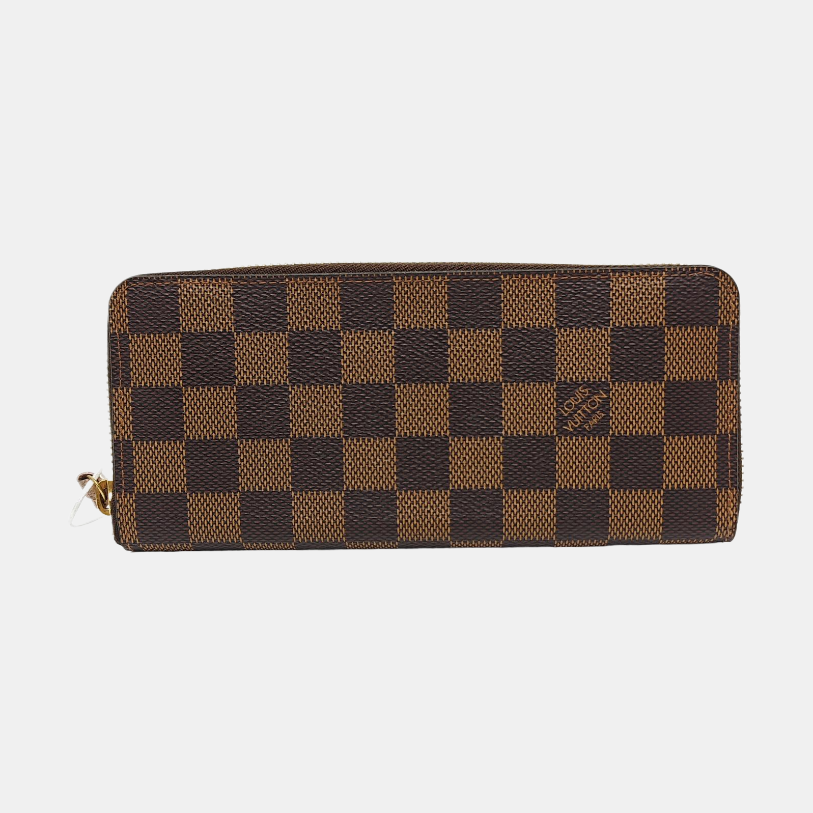 CLÉMENCE Damier Ebene Coated Canvas Brown Wallet