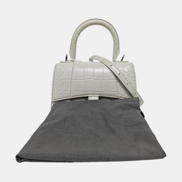 Hourglass XS Calfskin White