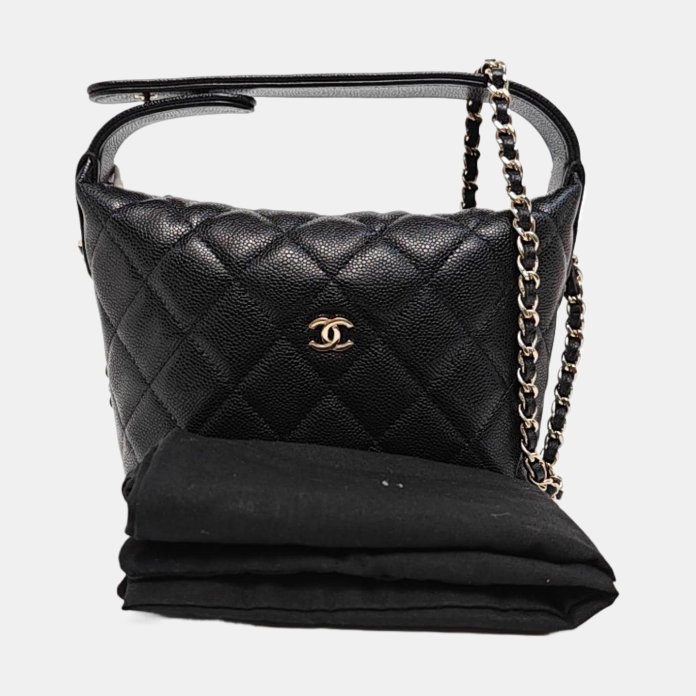 HOBO Quilted Grained Calfskin Black