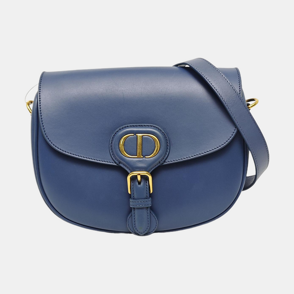 Authenticated pre-owned  Bobby Medium Calfskin Blue - Shoulder Bag at Looply
