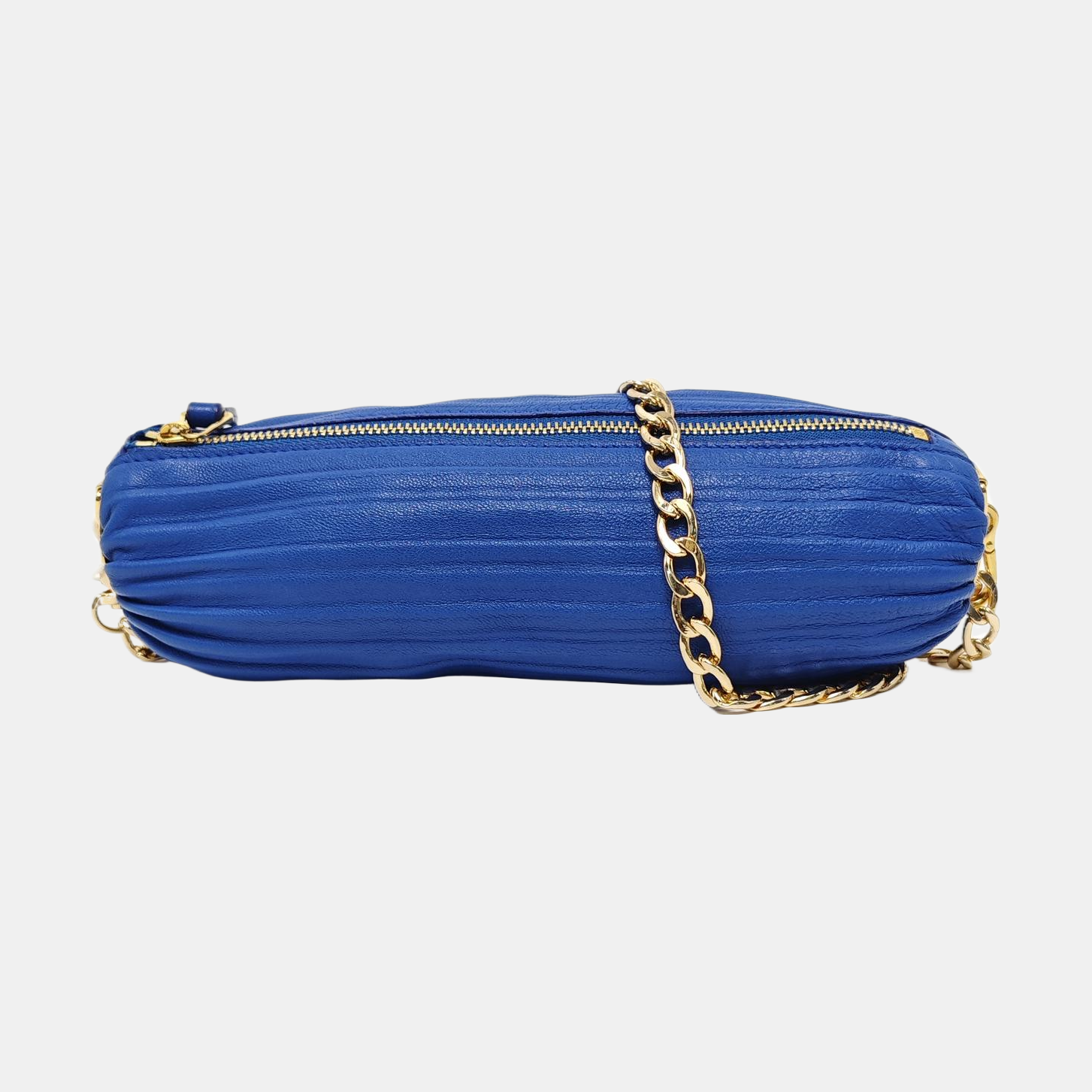 Bracelet Pouch Mini Lambskin Blue