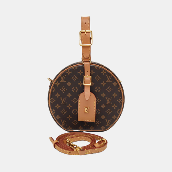 BOITE CHAPEAU PM Monogram Coated Canvas Brown