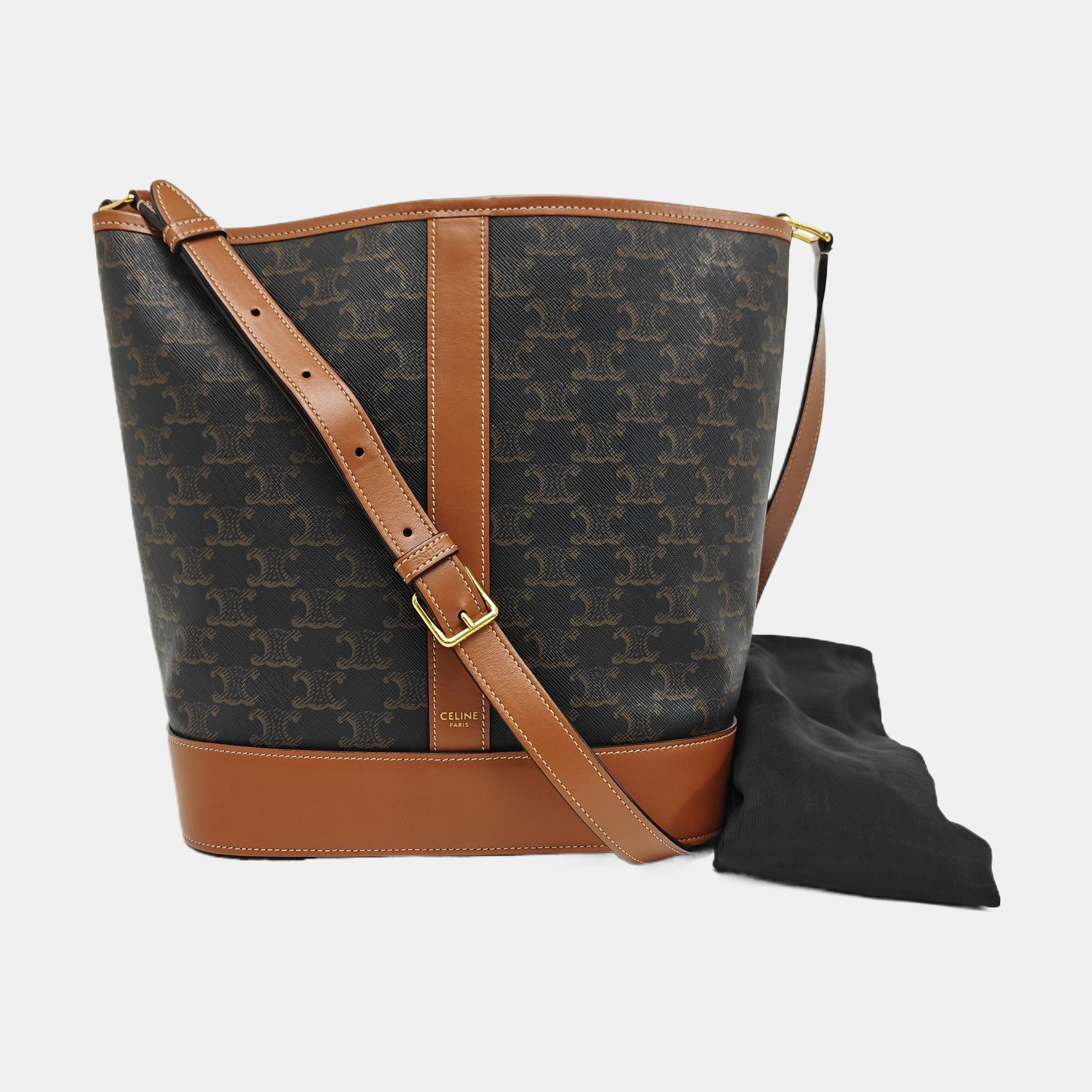 TRIOMPHE CANVAS Medium Coated Canvas Brown