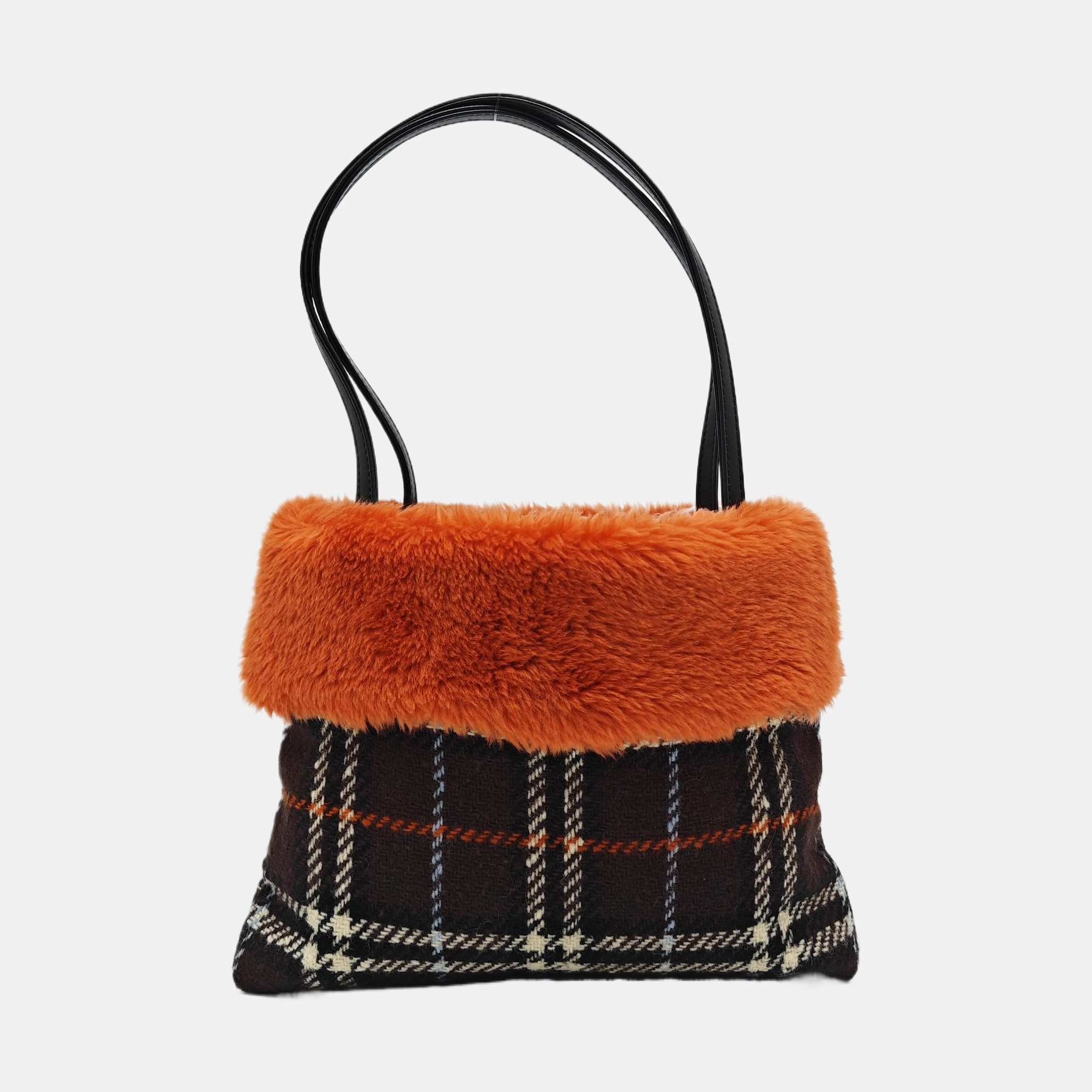 Fabric Top Handle Bag Multicolor