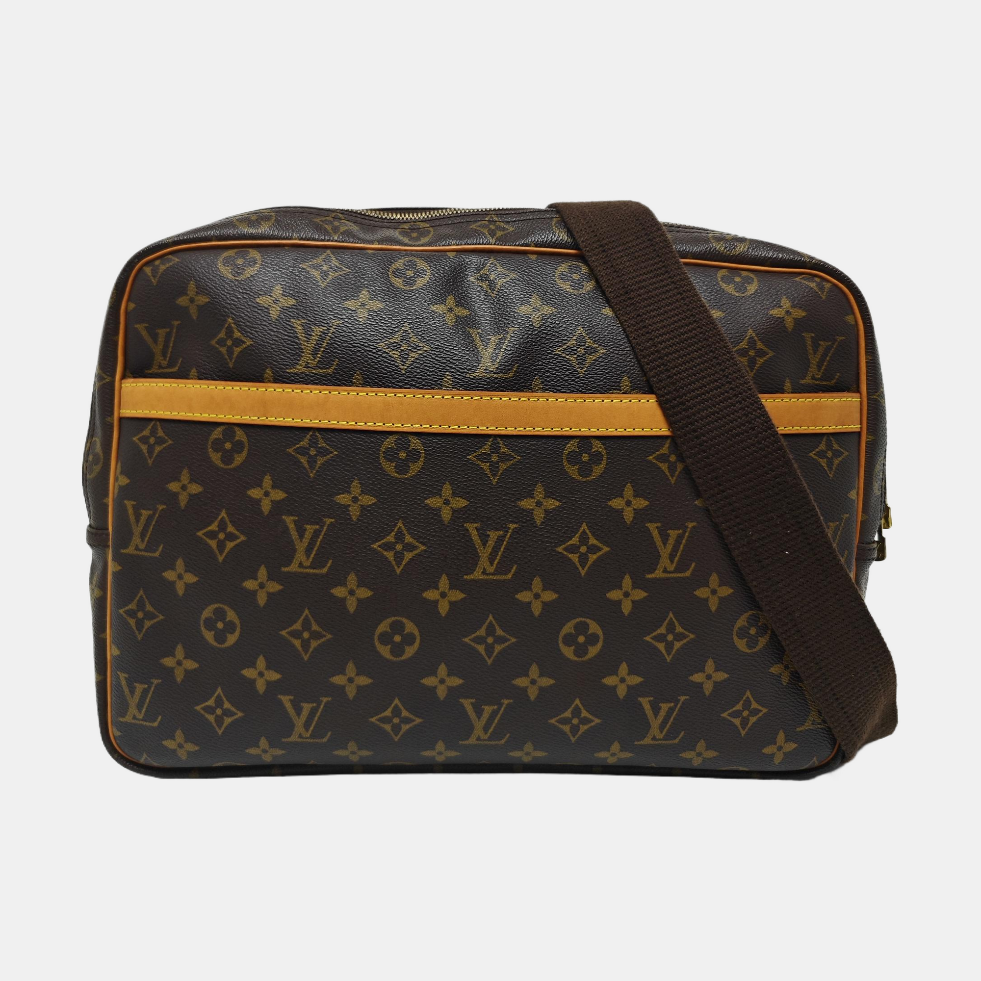 REPORTER GM Monogram Coated Canvas Brown