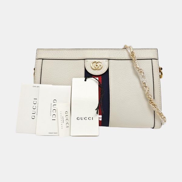 Ophidia Small Calfskin White