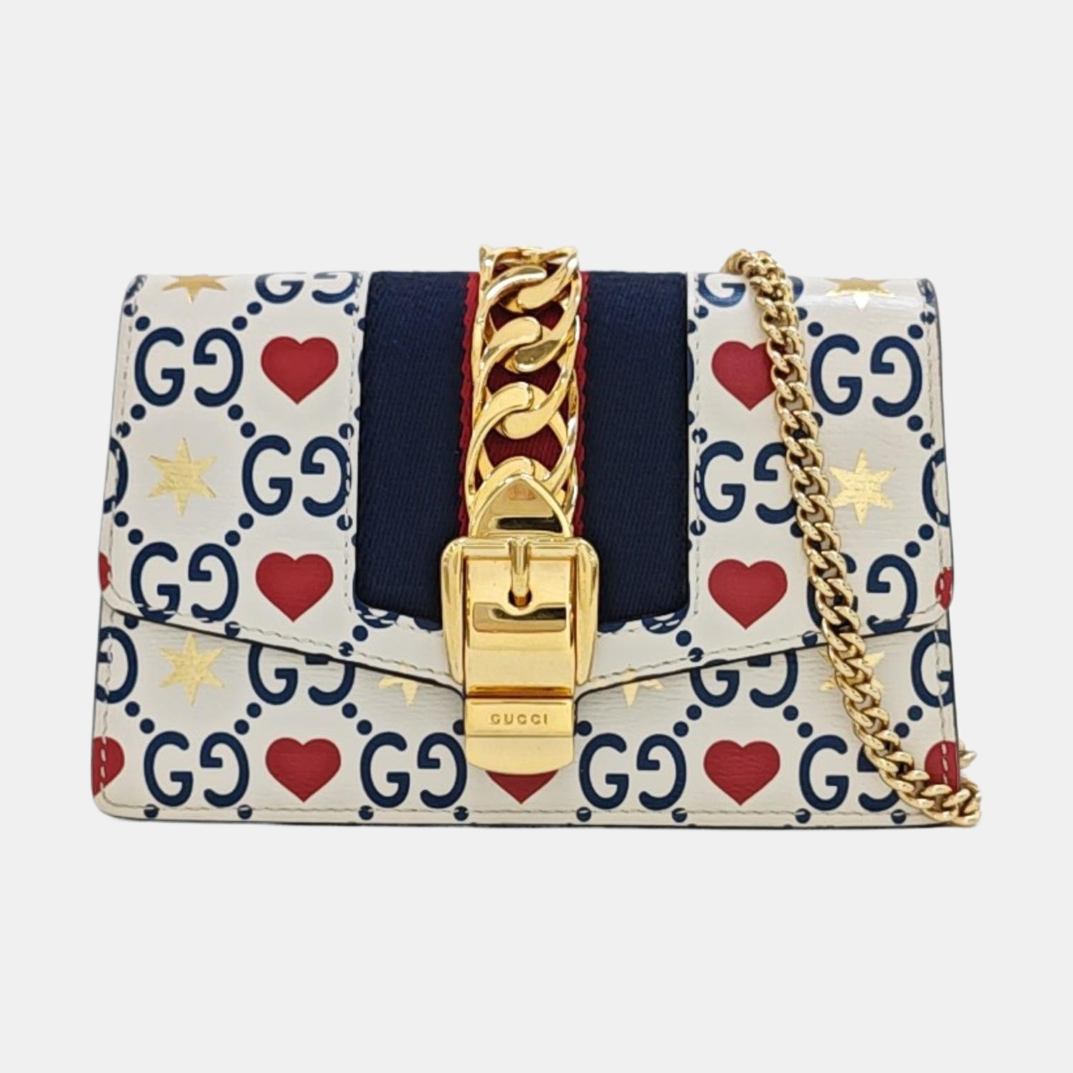 Sylvie Super Mini Calfskin White