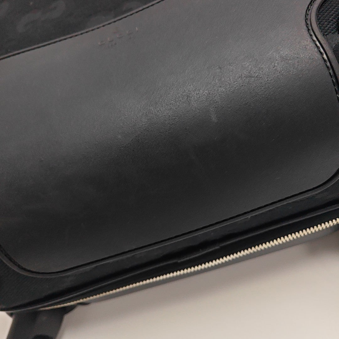 Monogram Canvas Luggage Black