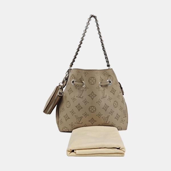 BELLA Monogram Calfskin Gray