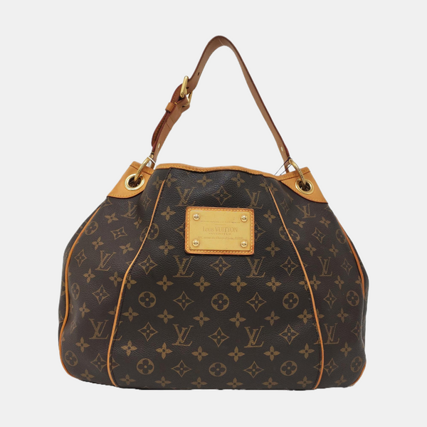 GALLIERA PM Monogram Coated Canvas Brown