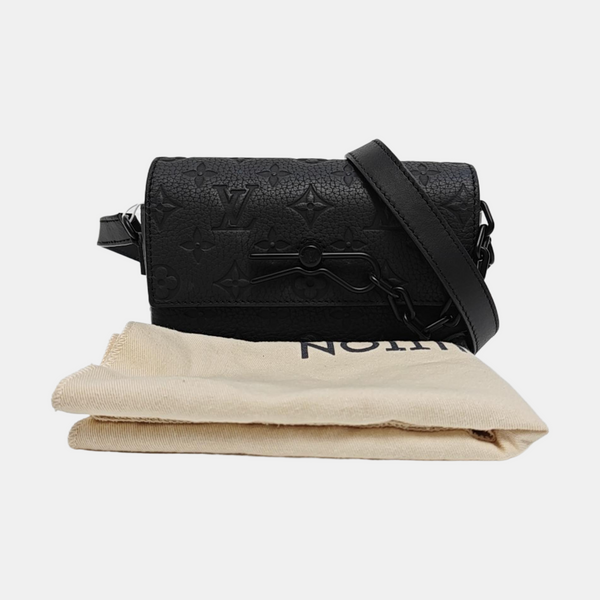 SOFT TRUNK Mini Monogram Calfskin Black