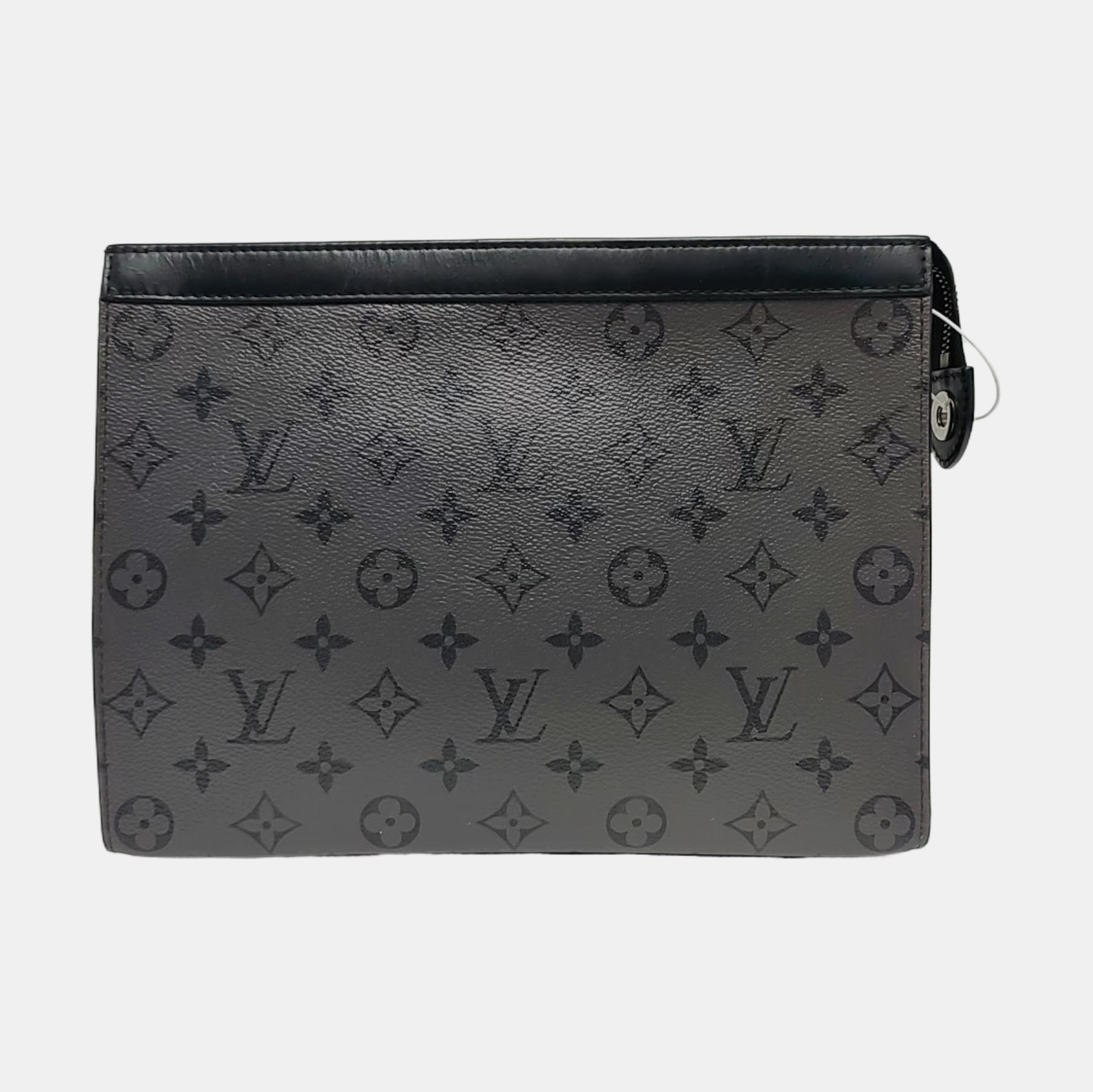 Pochette Voyag MM Monogram Coated Canvas Gray