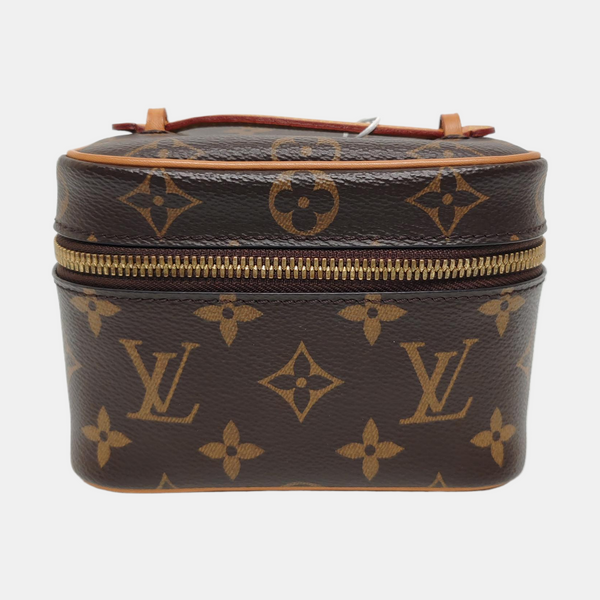 NICE Super Mini Monogram Coated Canvas Brown