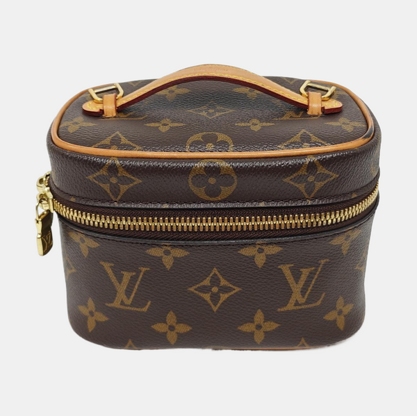 NICE Super Mini Monogram Coated Canvas Brown