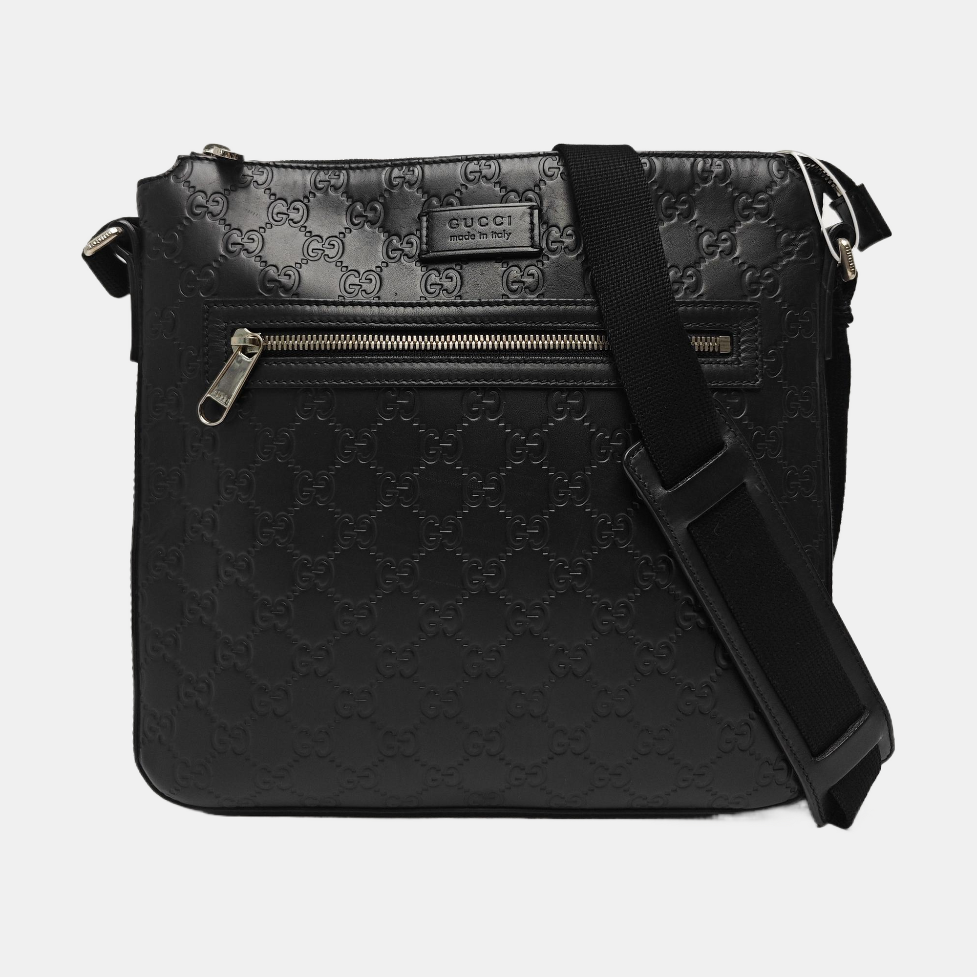 Signature Monogram Calfskin Black