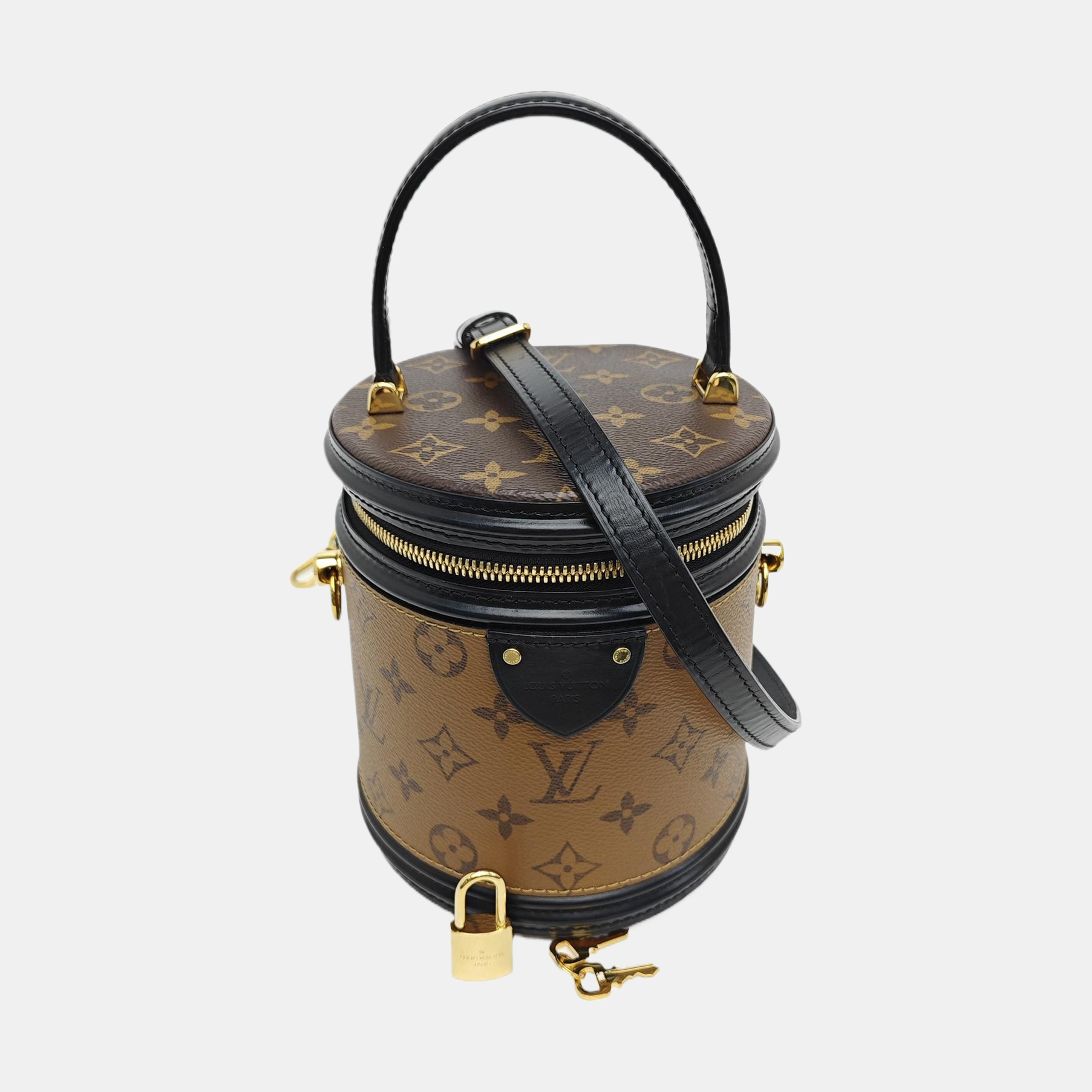 CANNES PM Monogram Coated Canvas Brown