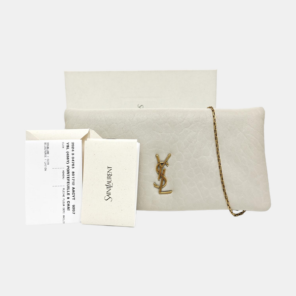 KATE Small Calfskin White
