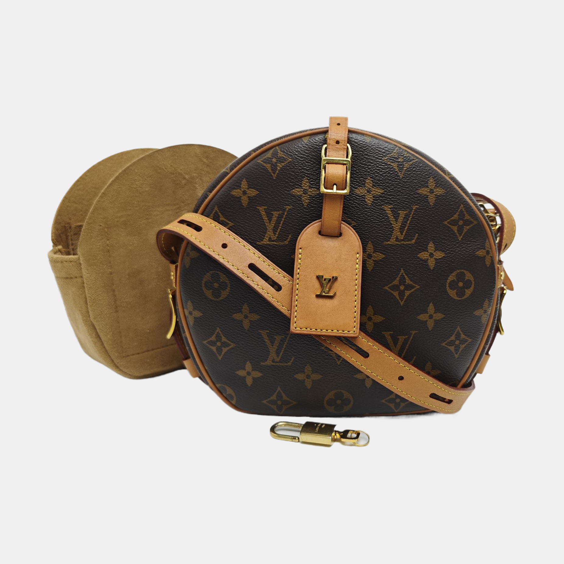 BOITE CHAPEAU MM Monogram Coated Canvas Brown