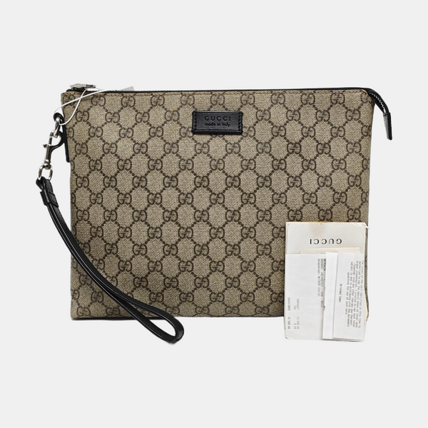 Monogram Coated Canvas Brown