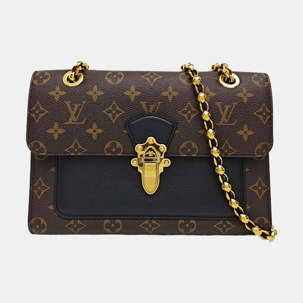 VICTOIRE Monogram Coated Canvas Brown