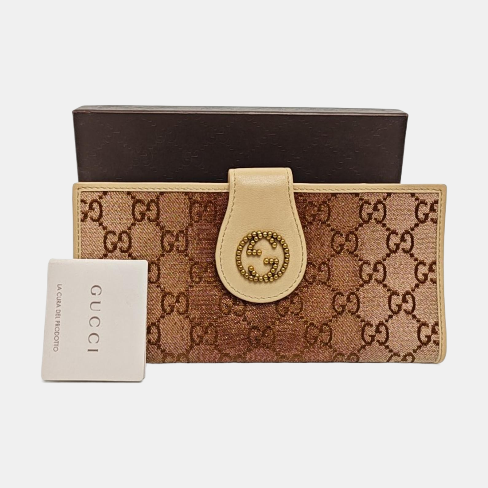 Monogram Canvas Wallet Pink