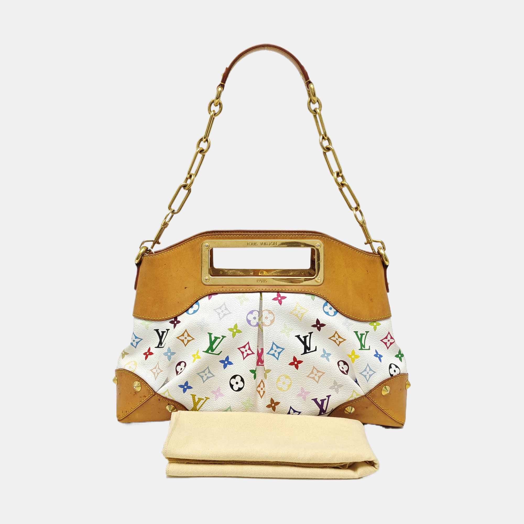 LV × TM JUDY MM Monogram Coated Canvas White
