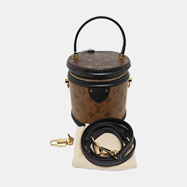 CANNES PM Monogram Coated Canvas Brown