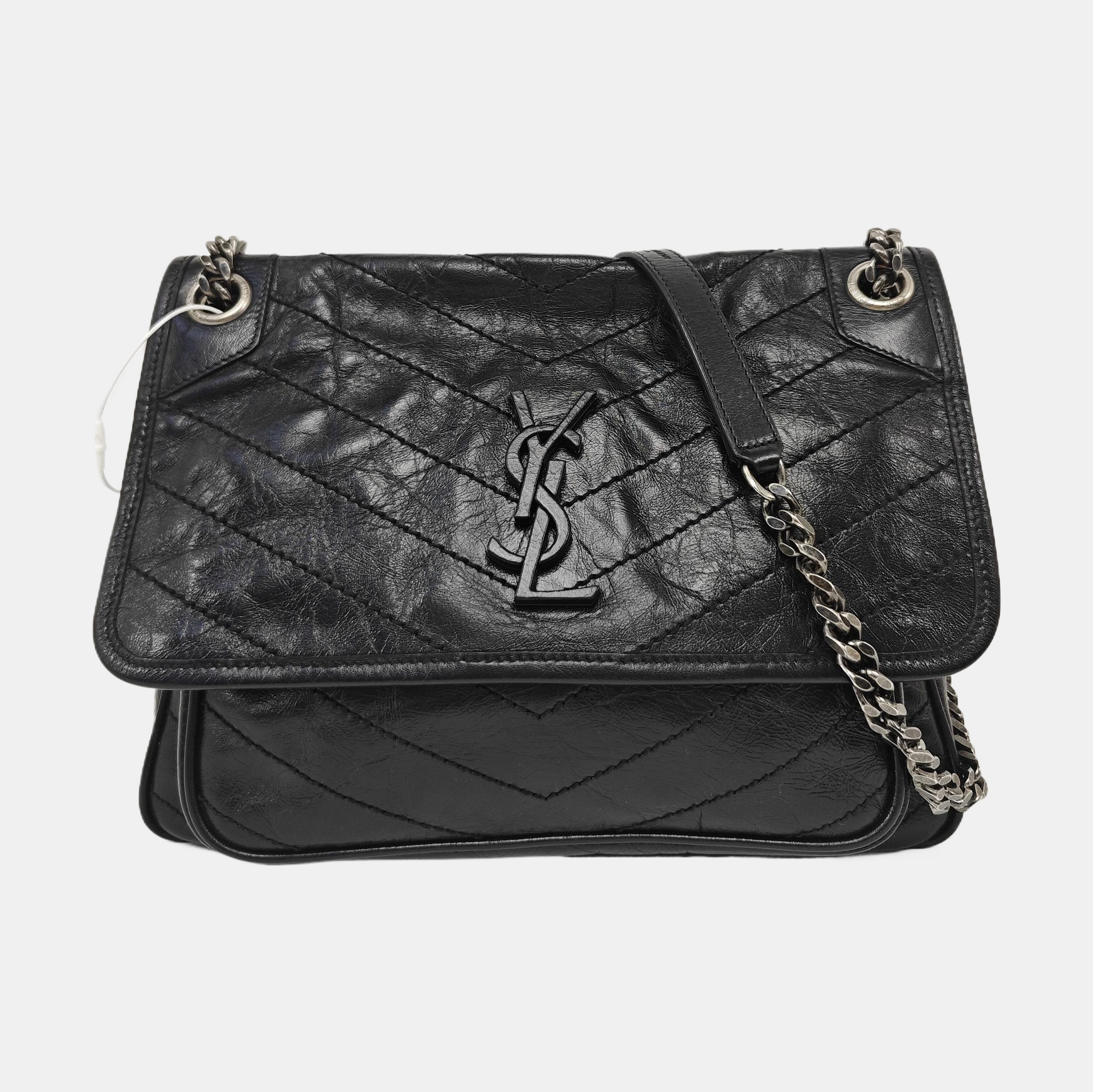 NIKI Medium Quilted Calfskin Black
