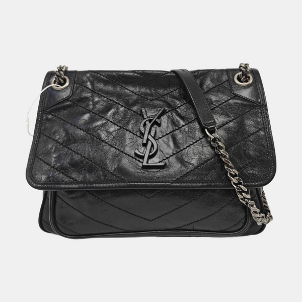 NIKI Medium Quilted Calfskin Black