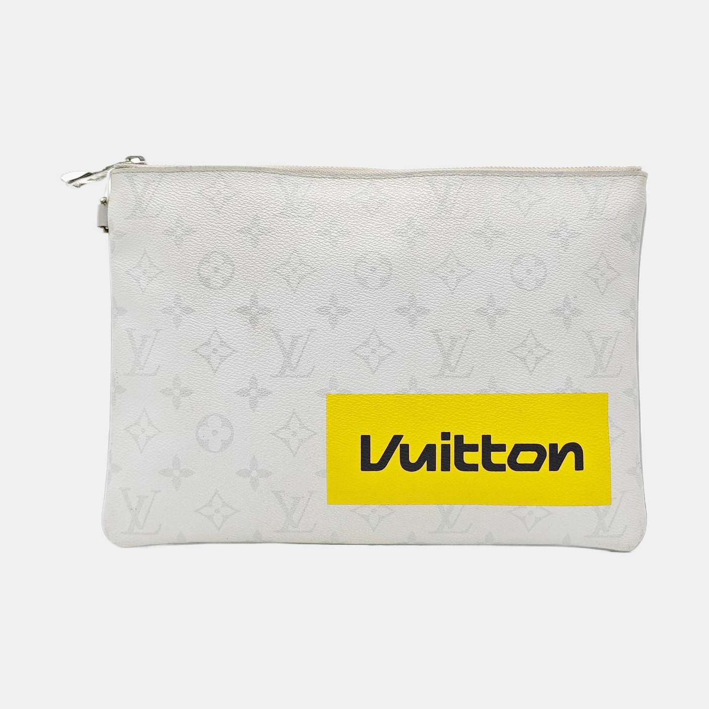POCHETTE CHAINE GM Monogram Coated Canvas White